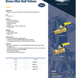 Brass Mini Ball Valves