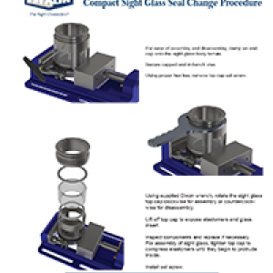 Compact Sight Glass Seal Change Instructions