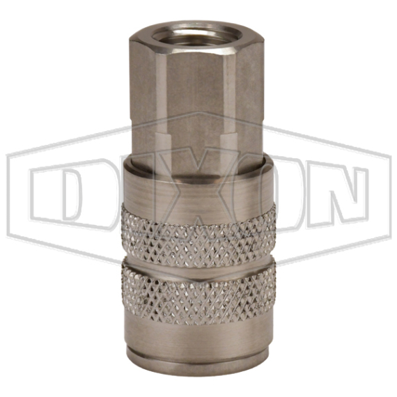 F-Series Pneumatic Manual Female Threaded Coupler
