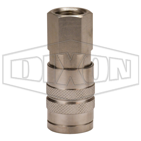 F-Series Pneumatic Manual Female Threaded Coupler