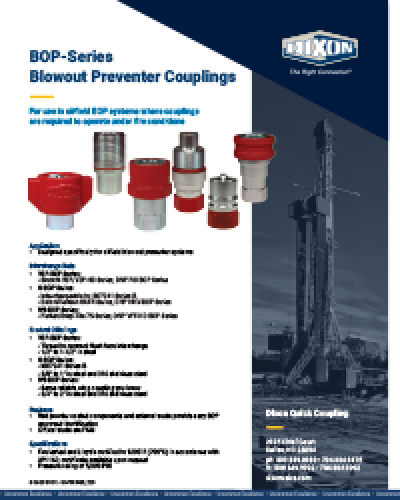 BOP-Series Blowout Preventer Couplings