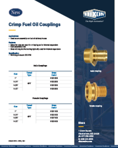 Crimp Fuel Oil Coupling