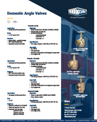 Domestic Angle Valves