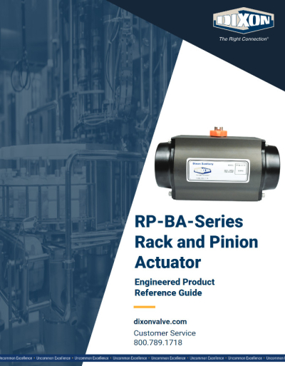 RP-BA-Series Rack and Pinion Actuator