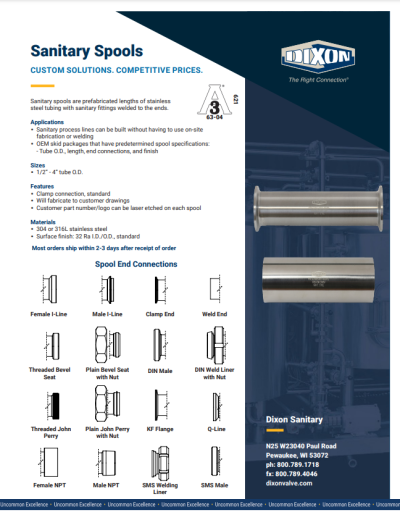 Sanitary Spools